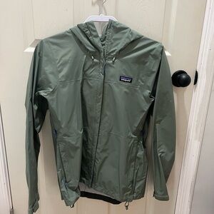 Patagonia Green Outdoor Rain Jacket